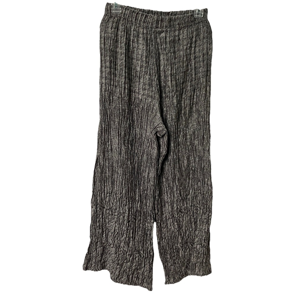 Igor Dobranic Alec Crinkle Linen Wide Leg Pants Grey Lagenlook S 38/40 Croatia